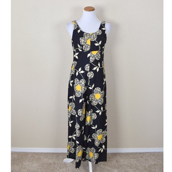Vintage Pants - Vintage 60s Mod Floral Jumpsuit - 6/8
